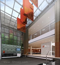 某紡織廠辦公樓大廳 針紡織品的綜合展示與專業(yè)氛圍營造